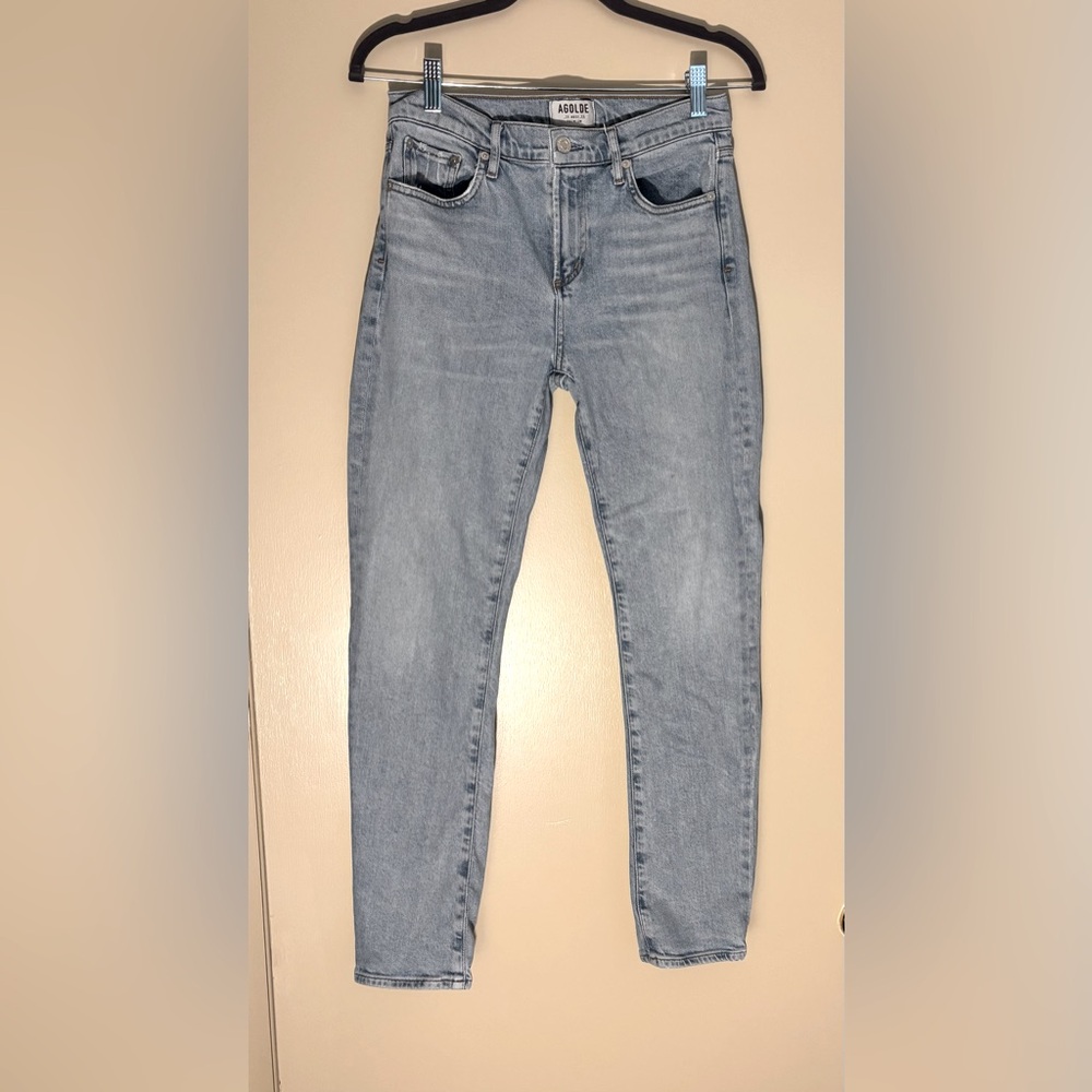 AGOLODE light wash Jeans